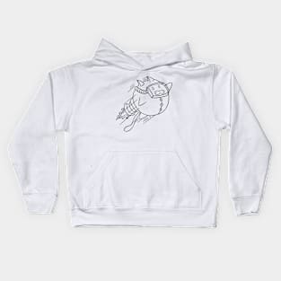 Cats can fly. Kids Hoodie